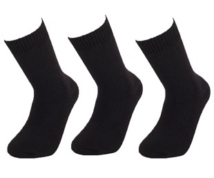 3 Çift Doliche Patentli Gümüş Erkek Yün Çorap